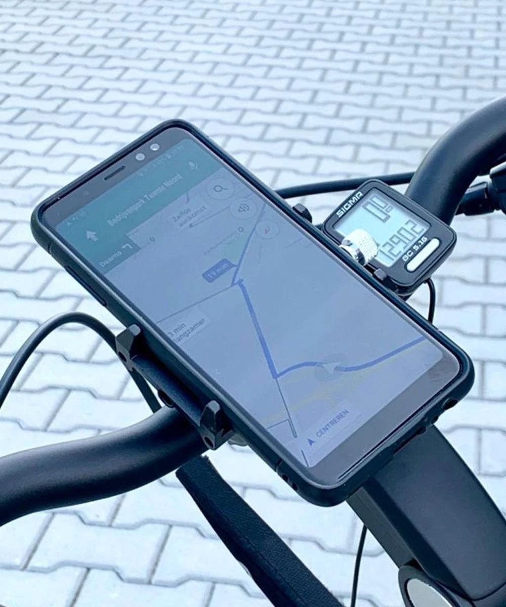 GUB Universele Fiets Telefoonhouder Voor Smartphone Zwart - Afbeelding 10