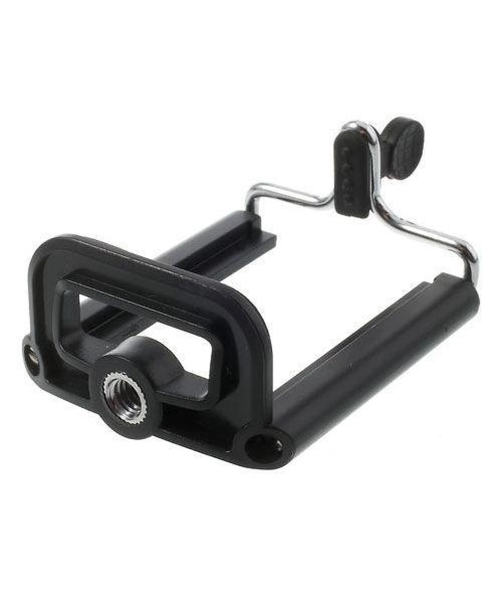 Merkloos Verstelbare Universele Tripod Mount Adapter 5-8 Centimeter Voor Smartphone / IPhone Zwart - Afbeelding 2