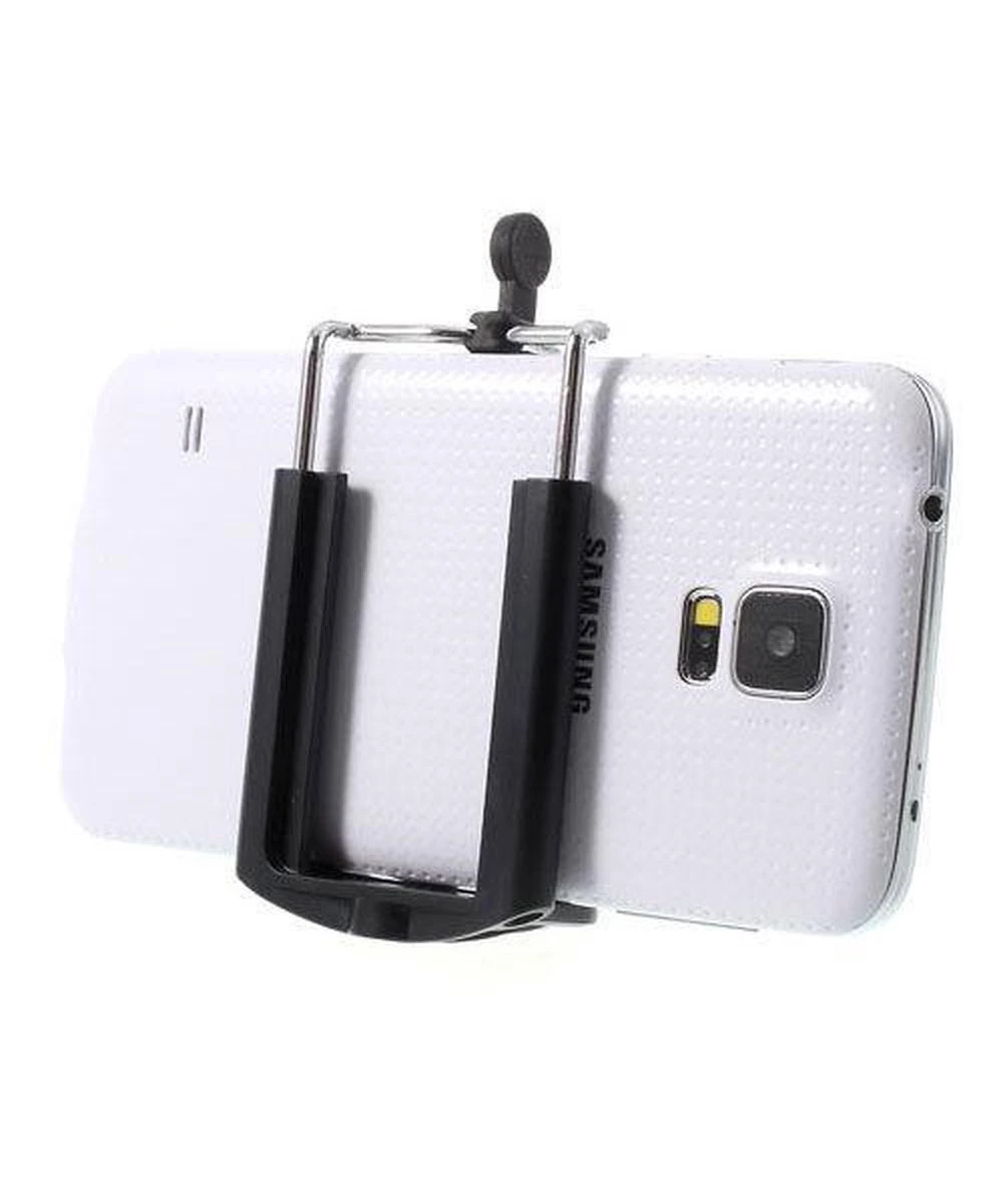 Merkloos Verstelbare Universele Tripod Mount Adapter 5-8 Centimeter Voor Smartphone / IPhone Zwart - Afbeelding 3