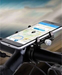 GUB Universele Fiets Telefoonhouder Voor Smartphone Zwart