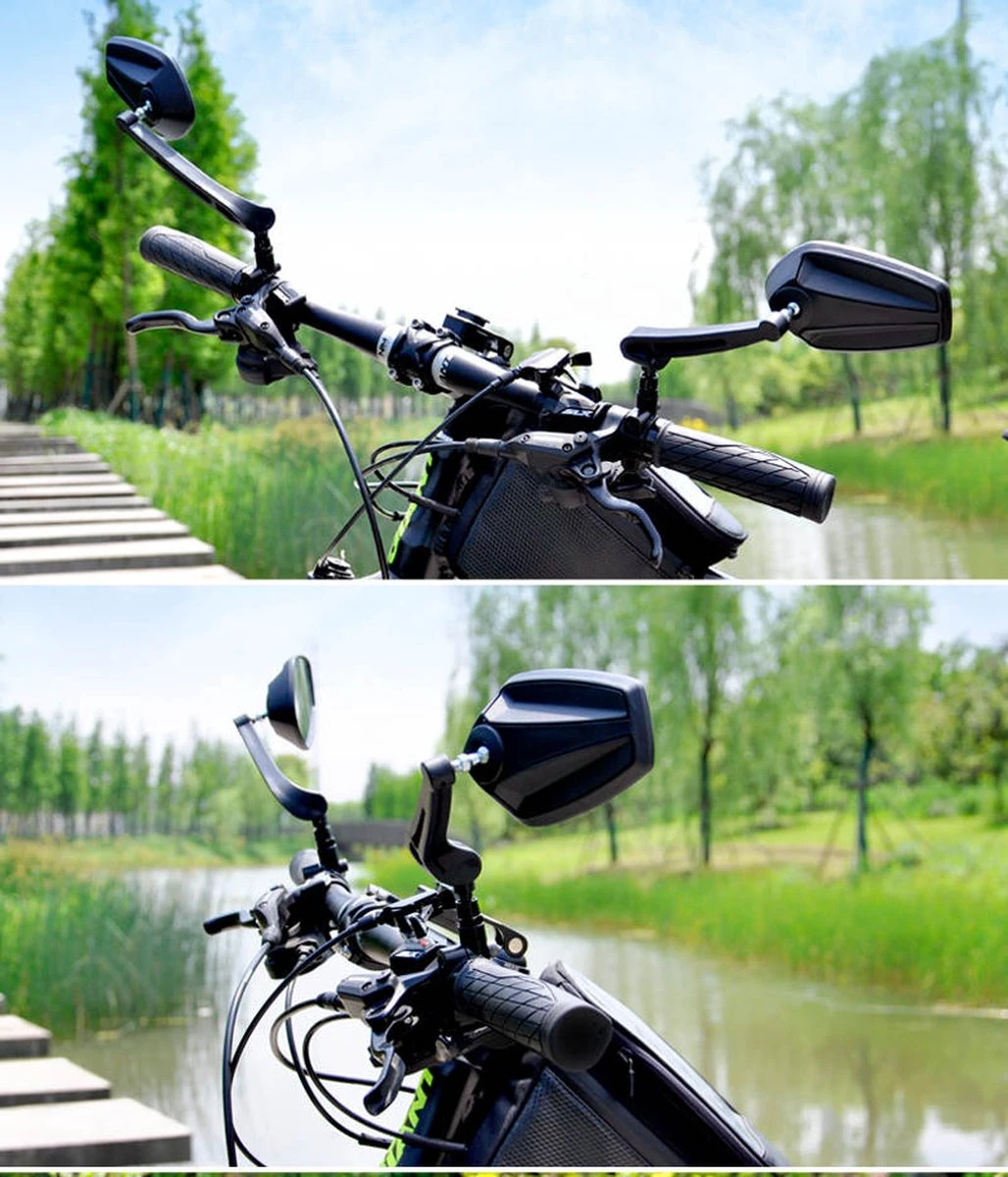 EasyDo Fietsspiegel Ebike Incl Grote Kijkhoek - Achteruitkijkspiegel - Links - 360º Verstelbaar - Multifunctioneel - Incl Inbussleutel - Afbeelding 9