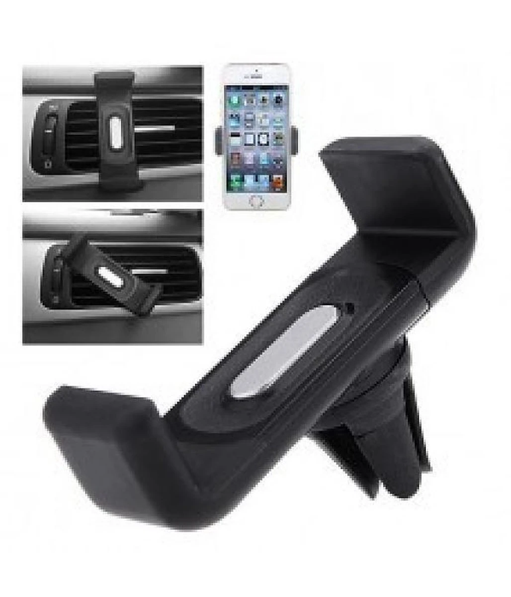 AirFrame XL Autohouder Ventilatiehouder Voor Samsung Galaxy S3/ S5/ S5/ S6/ S6 EDGE/ S6 EDGE Plus/ S7/ S7 Edge/ Note 2/ Note 3/ Note 4/ Note 5/ J5/ J7 - NIEUW!! Geschikt Met Een Schermgrootte Van 6 Inch!!! - Afbeelding 6