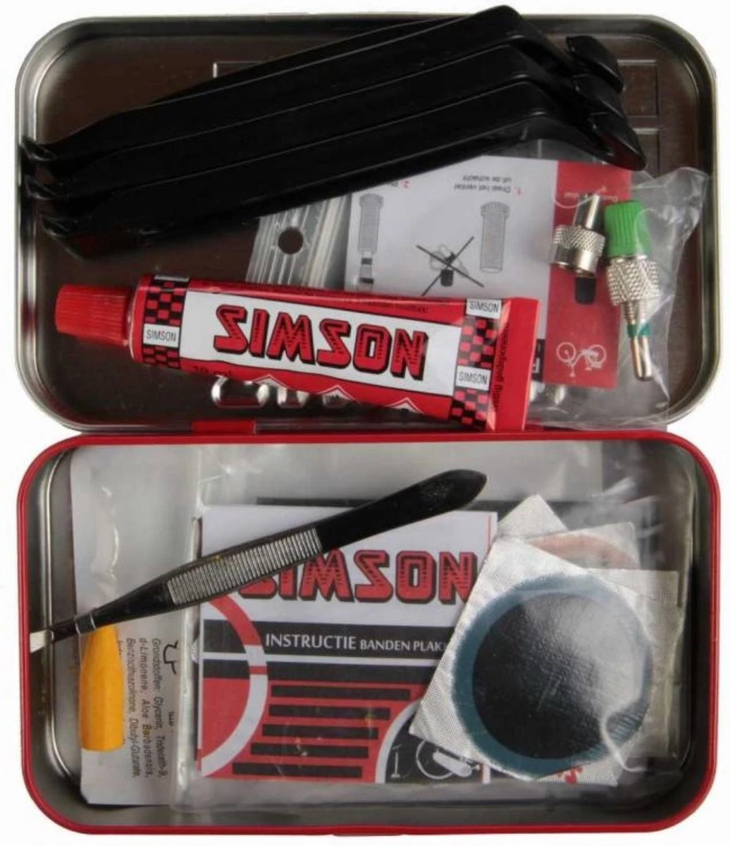 Simson Bandenreparatieset / Bandenplakset Compleet - Type Select T.b.v. Fiets - 23 Delig - Afbeelding 6