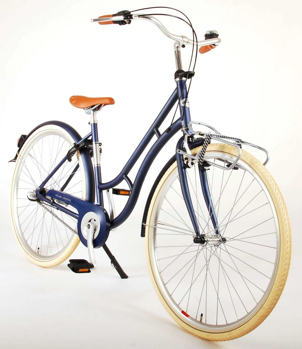 Volare Lifestyle Meisjesfiets - Tiener - 48 Cm - Lage Zadelstand - Blauw - 3 Versnellingen - Afbeelding 16
