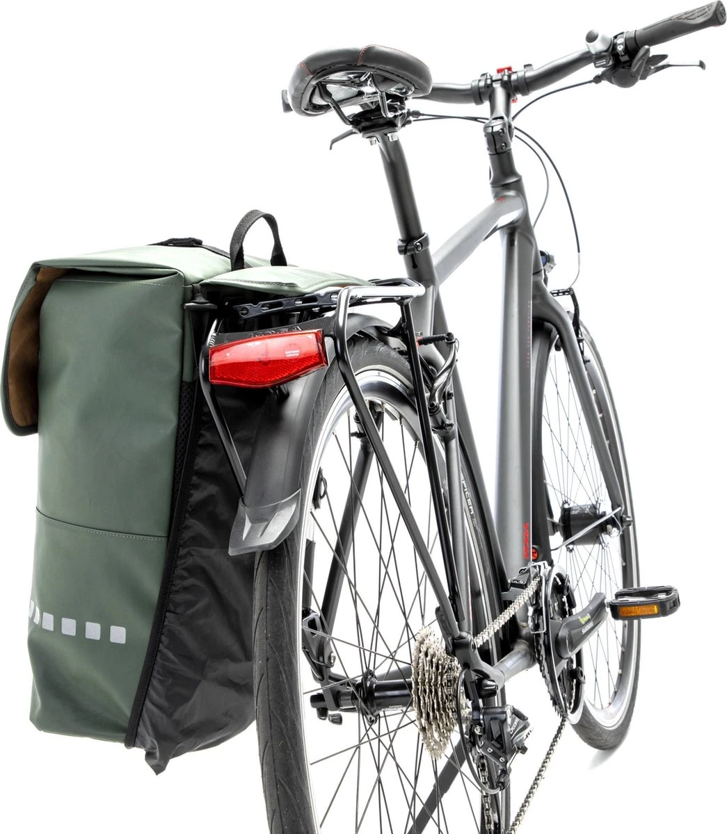 New Looxs Odense Backpack Fietsrugzak - 15 Inch Laptopvak - 18 Liter - Groen - Afbeelding 6