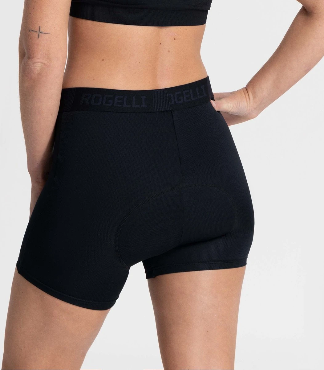 Rogelli Boxer For Ladies - Fiets-Ondershort Met Zeem - Dames - Maat 2XL - Zwart - Afbeelding 4