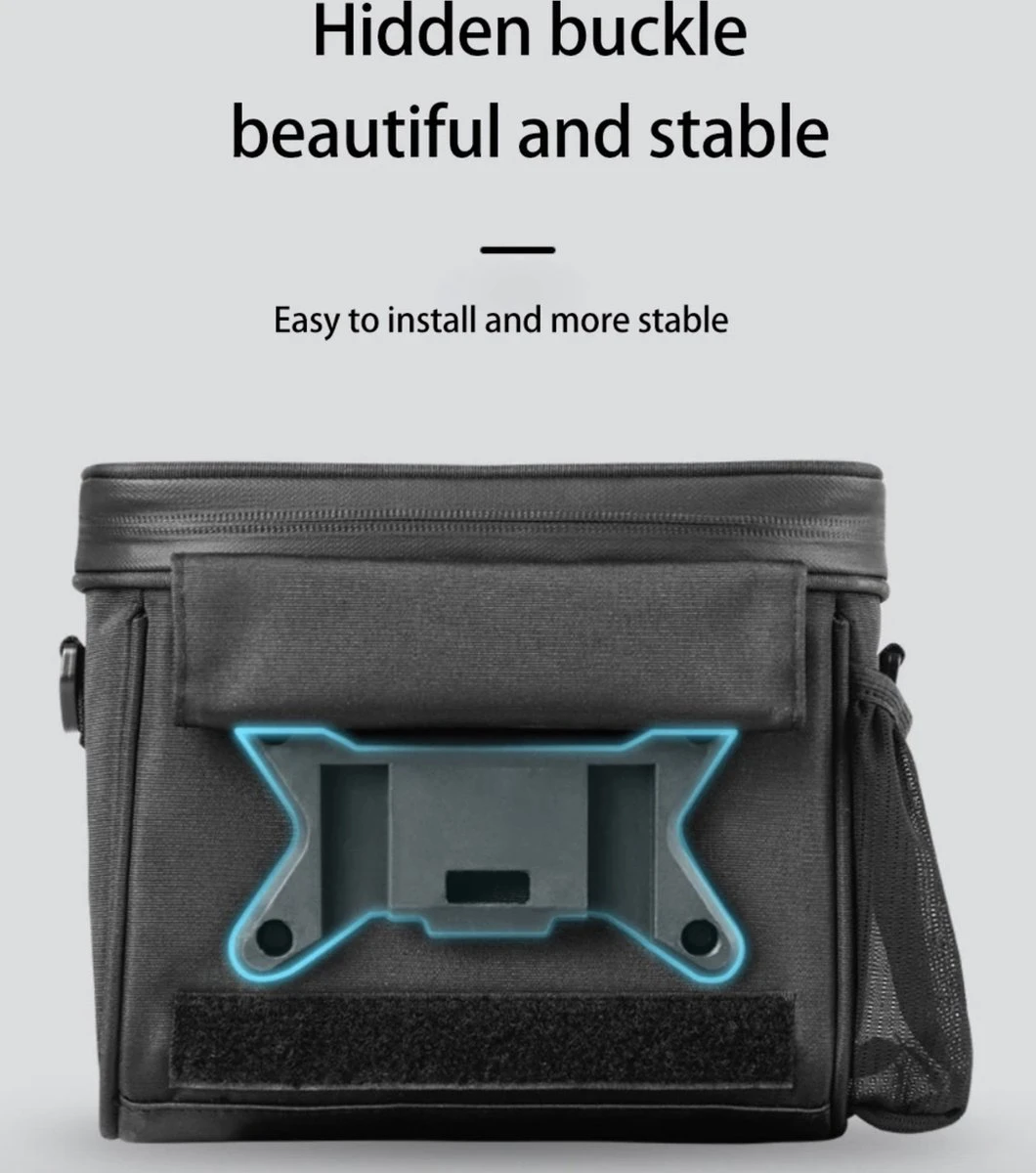 Stuurtas Fiets - Telefoonhouder Fiets - GSM Houder Fiets - Afneembaar - Touchscreen - Bidonhouder - Zwart - Afbeelding 6