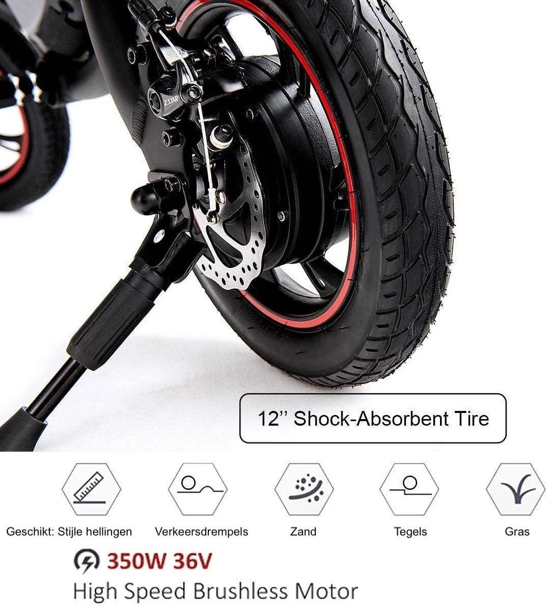 Windgoo B3 | Elektrische Mini-scooter | Opvouwbaar - Afbeelding 10