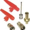 Merkloos Fiets Nippelset / Verloopnippels 6-delig - Ventiel Adapter Set