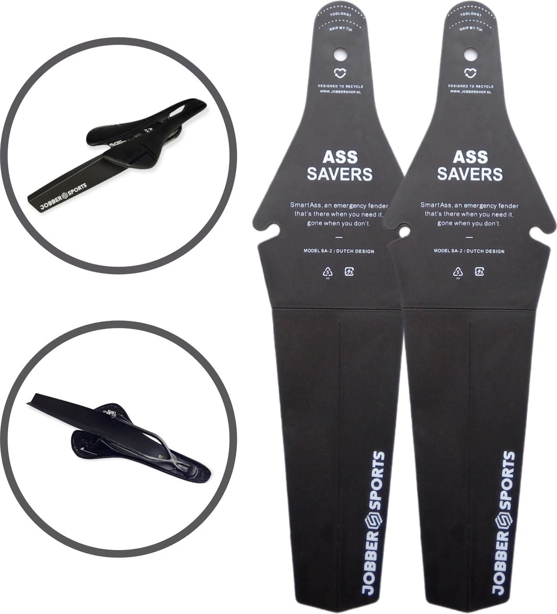 San Marco Jobber Sports - Spatbord Mountainbike - Ass Saver - 2x Achterspatbord