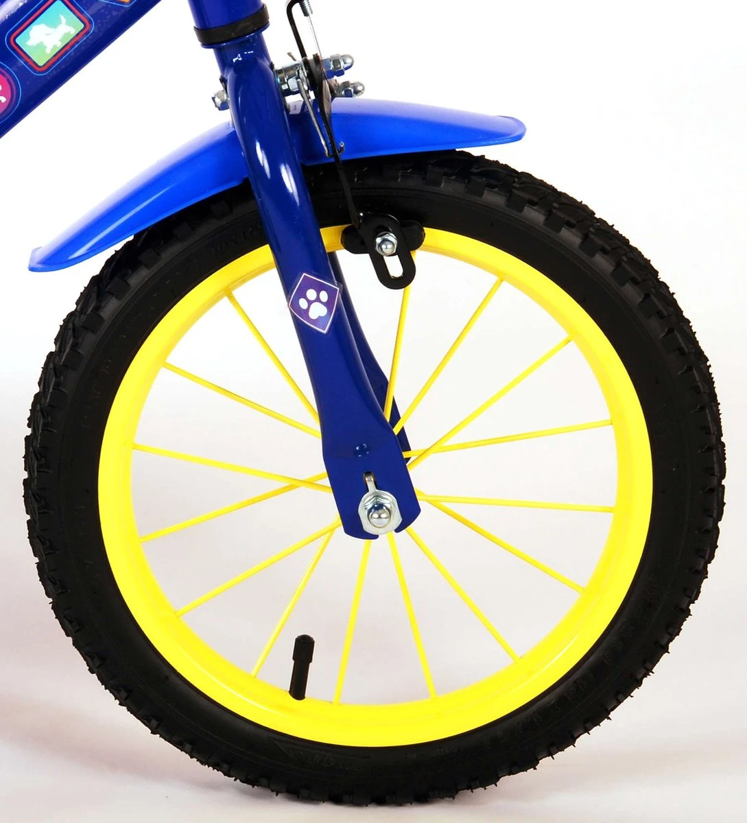 Volare Paw Patrol The Movie Kinderfiets - Jongens - 14 Inch - Blauw - Twee Handremmen - Afbeelding 6