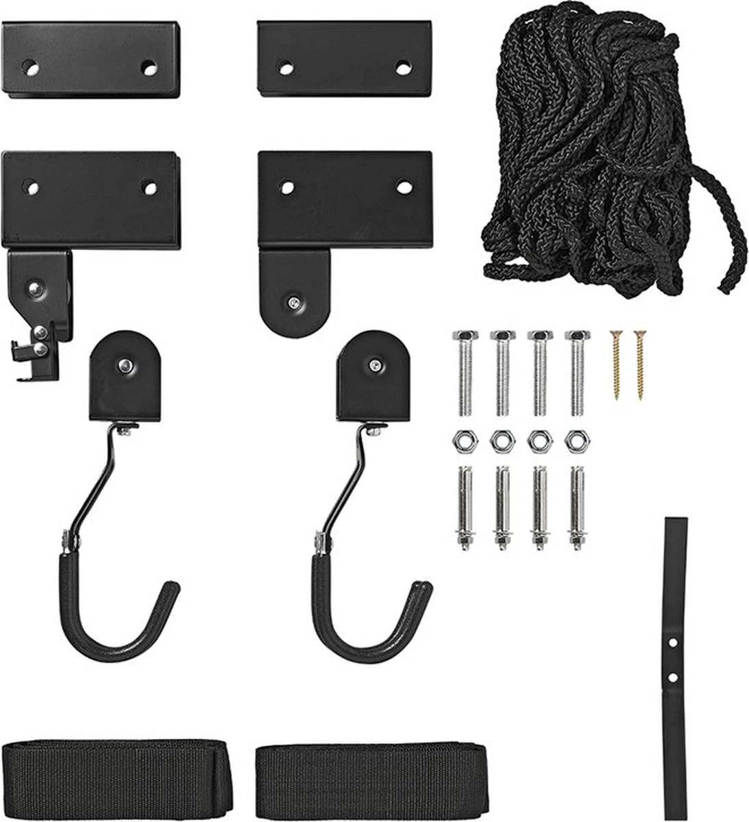 Crius Fietslift - Fiets Ophangsysteem - Met Katrollen - XL - Voor Plafondbevestiging - Tot 57KG - Afbeelding 4