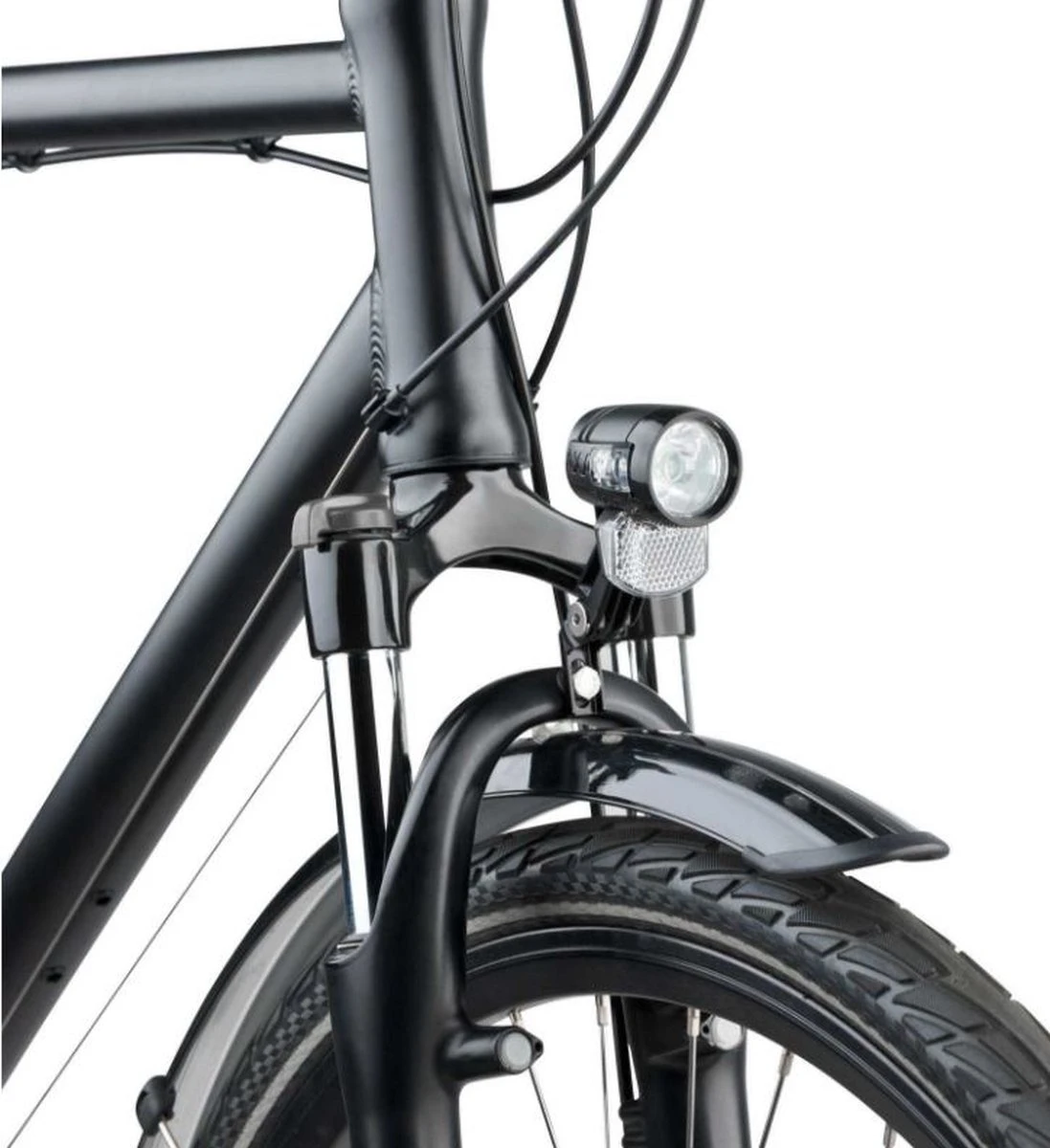 AXA Blueline 30 T - Fietslamp Voorlicht - LED Koplamp - Auto On Fietsverlichting – Steady - Dynamo - 30 Lux - Afbeelding 6