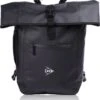 Dunlop Rolltop Laptop Rugzak - 4 Draagopties - Fietsrugzak Waterdicht - 25 L - Incl. Bidonhouder - Zwart