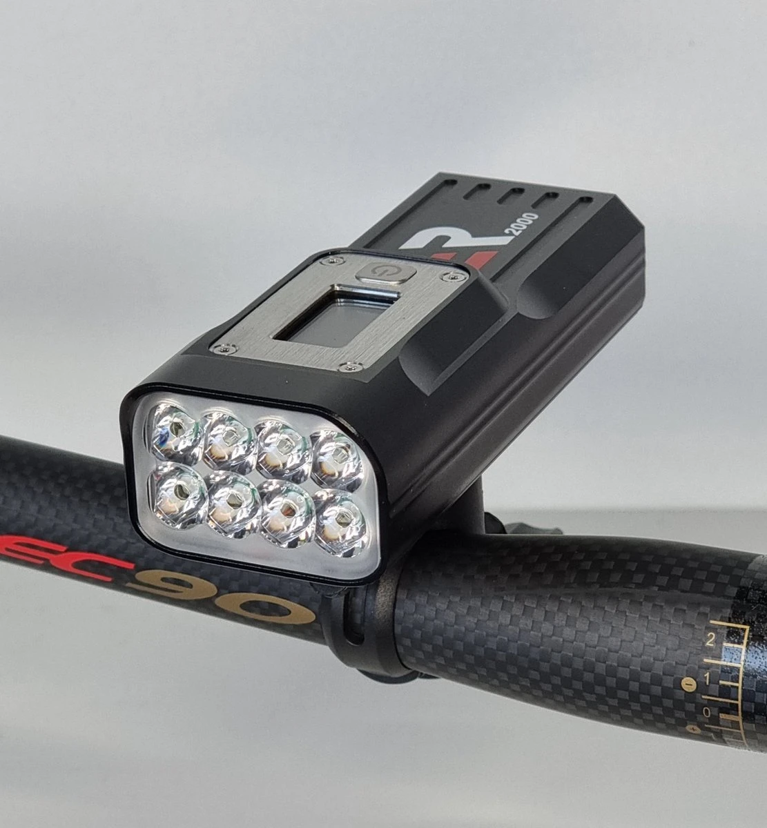 ER-2000 - Fietslicht - Fietsverlichting LED & USB Oplaadbaar - Powerbank 10.000 MAh - Fietslamp Racefiets & MTB - 2.000 Lumen