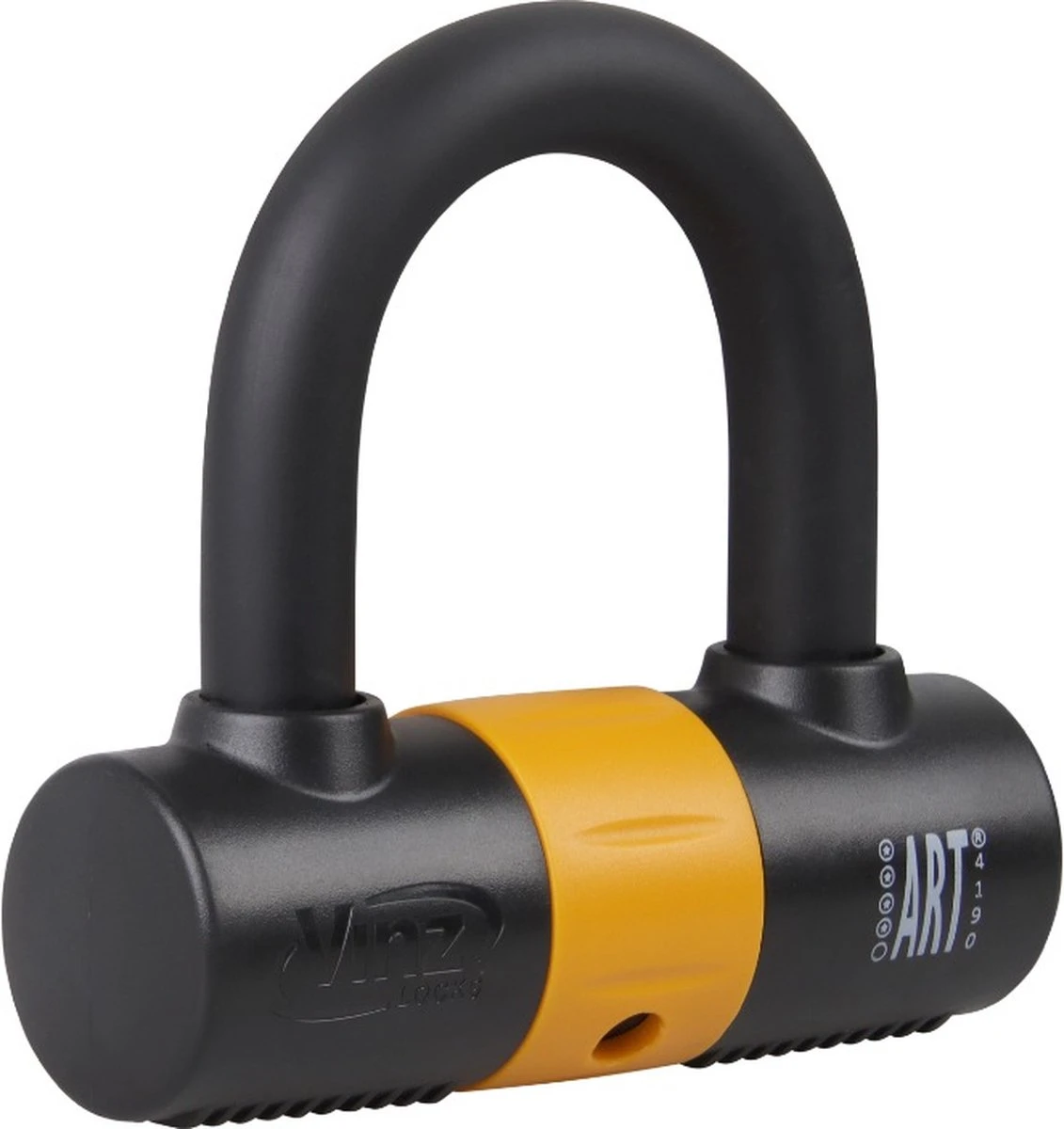 VINZ Trivor ART 4 Kettingslot - 120 Cm Motorslot Van Gehard Staal Met Ring / Scooterslot Met Hangslot / Schijfremslot - Afbeelding 6