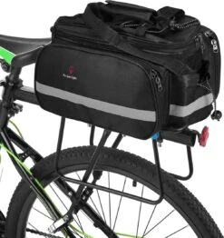 Fietstas Bagagedrager Achter - 8 Tot 20 Liter - Waterdicht Met Regenhoes - Enkele Tas Fiets - Trunkbag