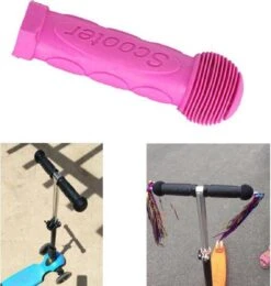 Merkloos Fietshandvatten Kind Roze Fietshandgrepen Voor Kinderfiets/Step/Driewieler
