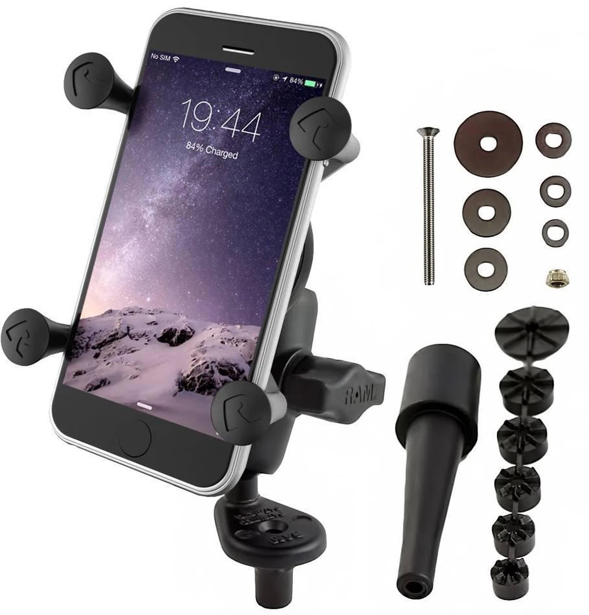 RAM Mount RAM-B-176-A-UN7U Houder Mobiele Telefoon/Smartphone Zwart Actieve Houder - Afbeelding 2