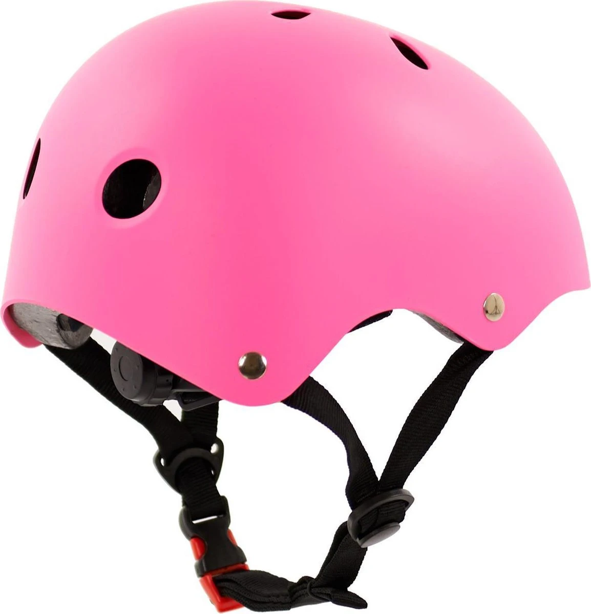 Sajan Fietshelm - Skatehelm - Helm Mat-Fuchsia - Maat-S - Afbeelding 3