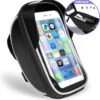 Fiets Telefoonhouder - Gsm Houder Fiets - Accessoires - Waterdicht - Universeel- Phone Holder Bike - Zilver/Zwart