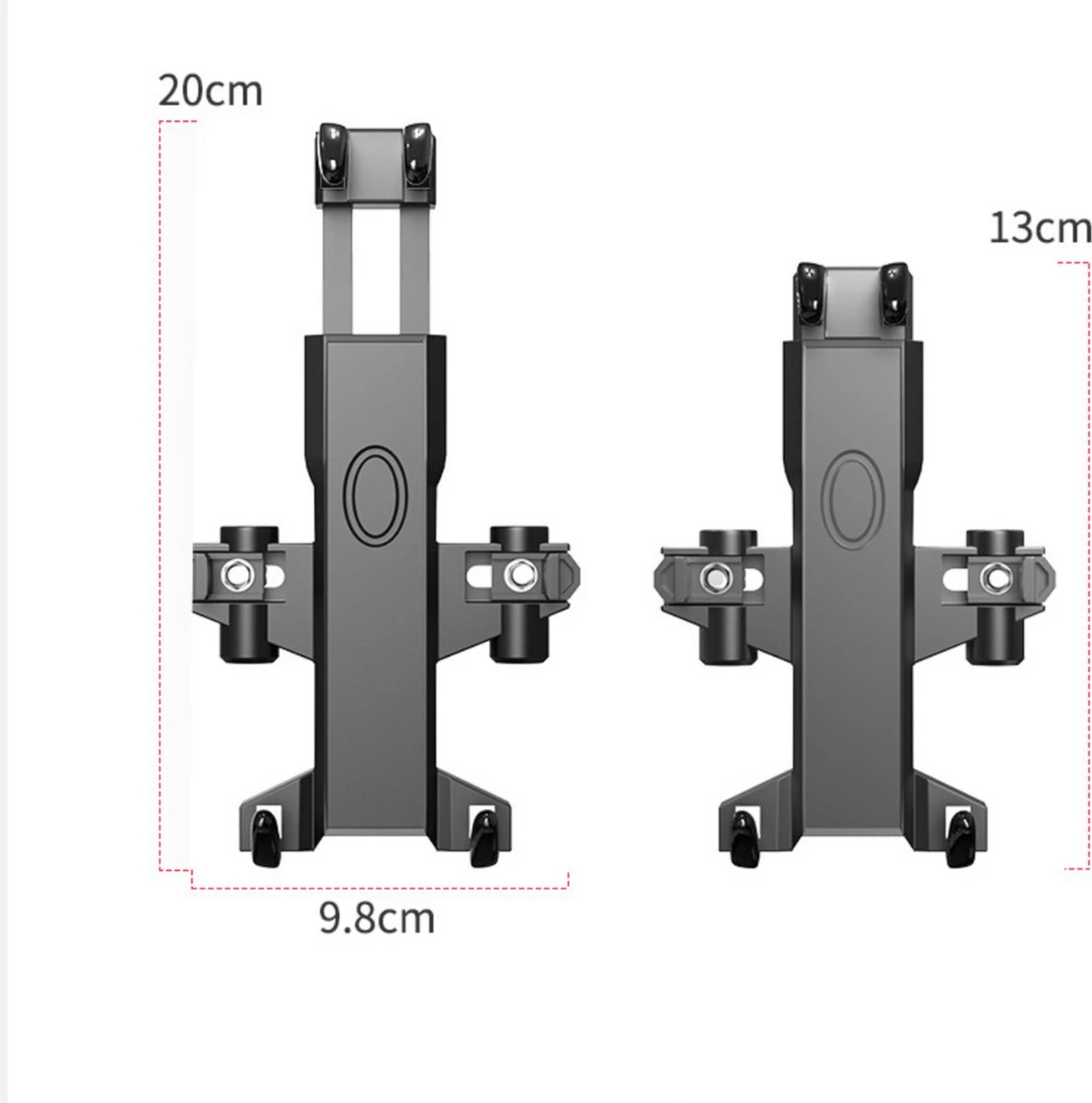 Merkloos Telefoonhouder Fiets - Smartphone Fietshouder - Tot 6,5 Inch - GSM Houder - Telefoonhouder Motor - Zwart - Afbeelding 9