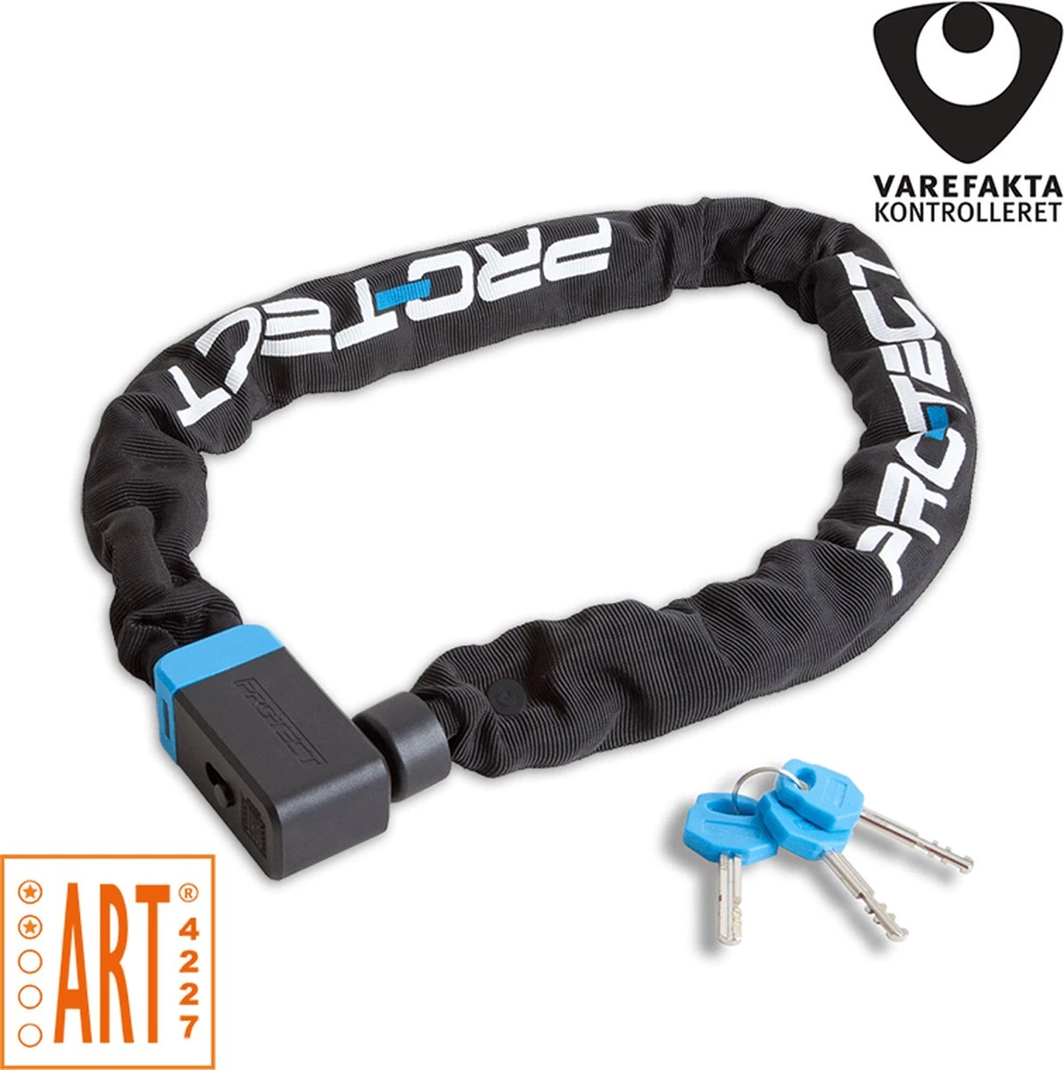 Pro-Tect Cubic ART2 Kettingslot | Premium Kwaliteit | 9mm X 120cm | Gehard Staal | 2550g | Fietsslot E-bike Slot Brommerslot - Afbeelding 6