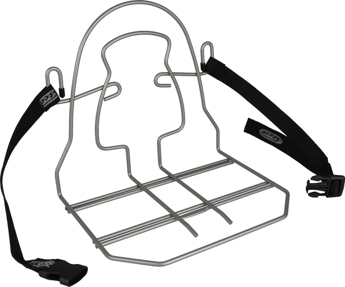 Steco Bagagedrager Verbreder Monkey-mee Staal - 31cm Breed - Zilver - Afbeelding 5