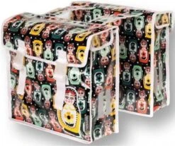 Basil Babouska Dubbele Fietstas - Zwart - 25 Liter