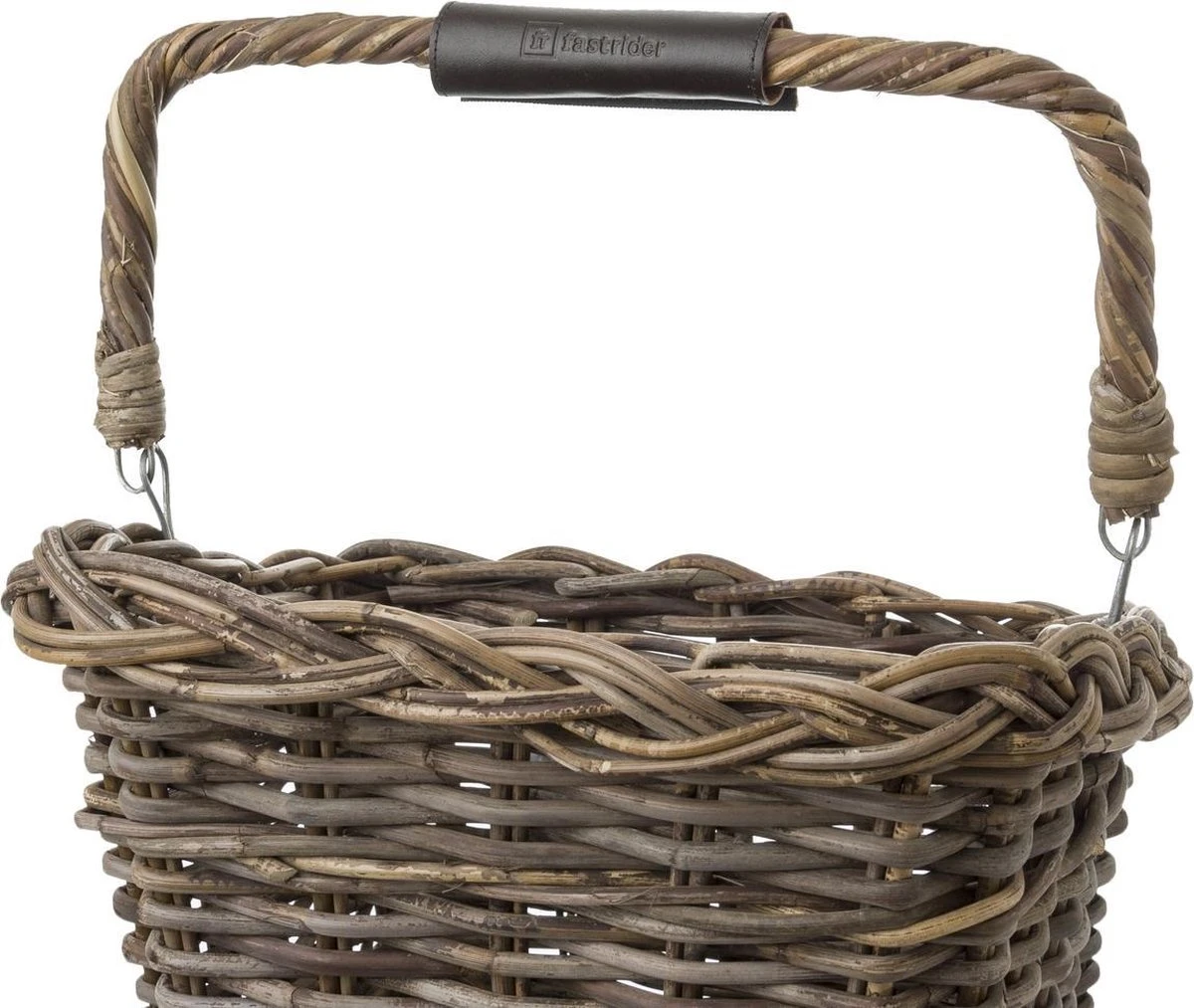 Fastrider Elif Rotan Fietsmand - Bruin - 16L - Handgemaakt - Afbeelding 4