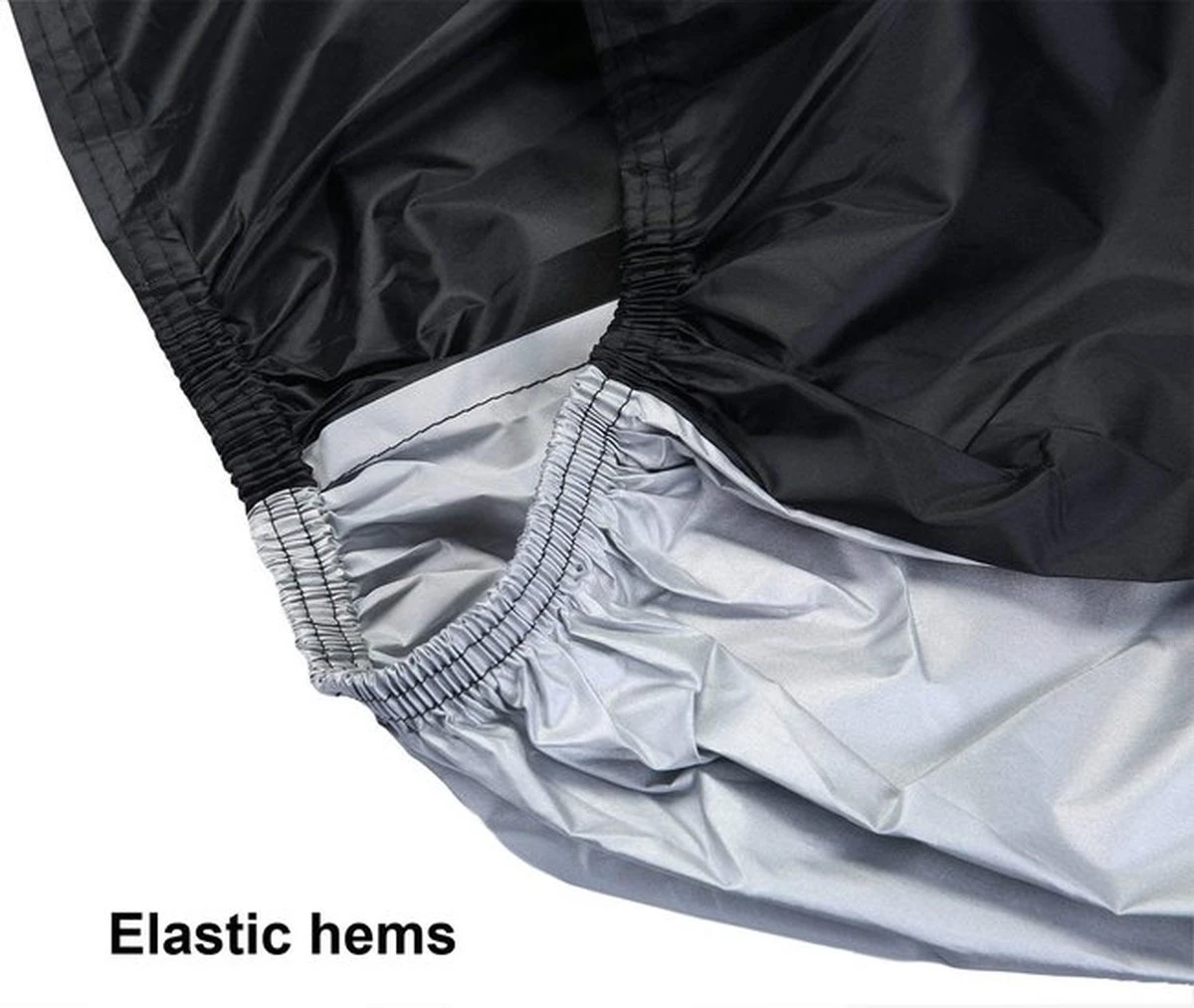 Fiets Beschermhoes - 210D + Zadelhoes + Opbergtas - Voor 2 - 3 Fietsen - Alle Weersinvloeden - 110 X 80 X 200 Cm (B*H*L) - Afbeelding 6