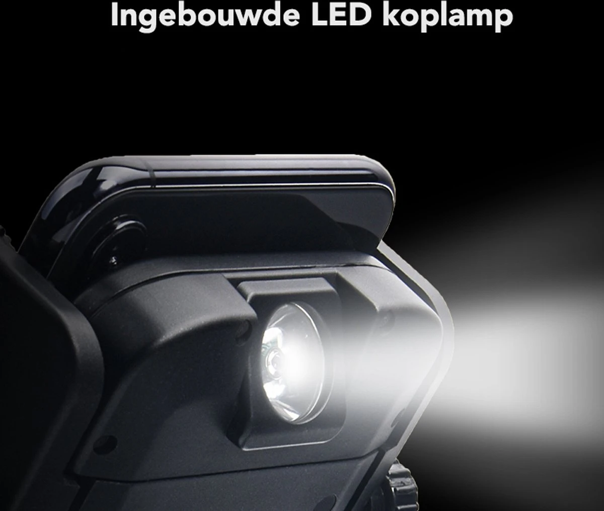 Lightyourbike ® POWER - Telefoonhouder Fiets Met Powerbank - 5.000 MAh - LED Koplamp - Afbeelding 4