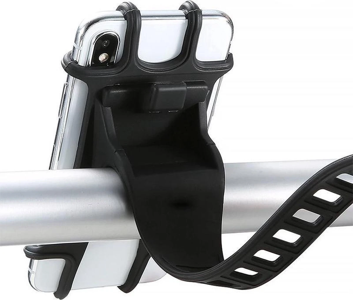 Eldur Universele Telefoonhouder Fiets - 4 Tot 6.5 Inch - Zwart - Afbeelding 4