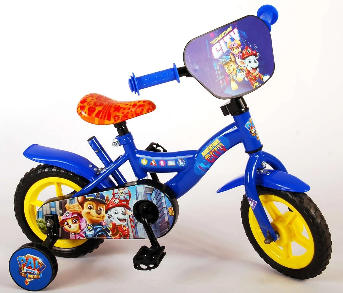 Nickelodeon Paw Patrol The Movie Kinderfiets - Jongens - 10 Inch - Blauw - Doortrapper - Afbeelding 5