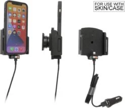 Brodit Houder - Apple IPhone 12 / 12 Pro / 12 Pro Max/ 13 / 13 Pr Actieve Verstelbare Houder Met 12V USB Sig-plug