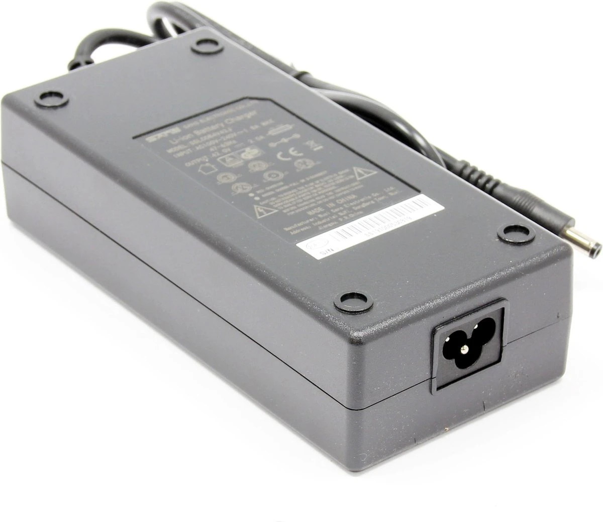 SANS Acculader SSLC084V42 - Elektrische Fietsoplader - 42V - 2A - 2.1 Connector - Afbeelding 2