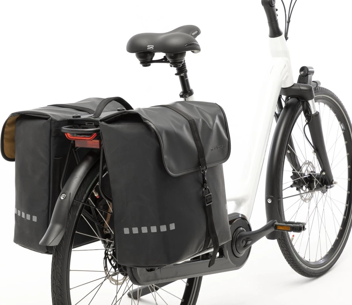 New Looxs Odense Dubbele Fietstas MIK - 39 Liter - Zwart - Afbeelding 7