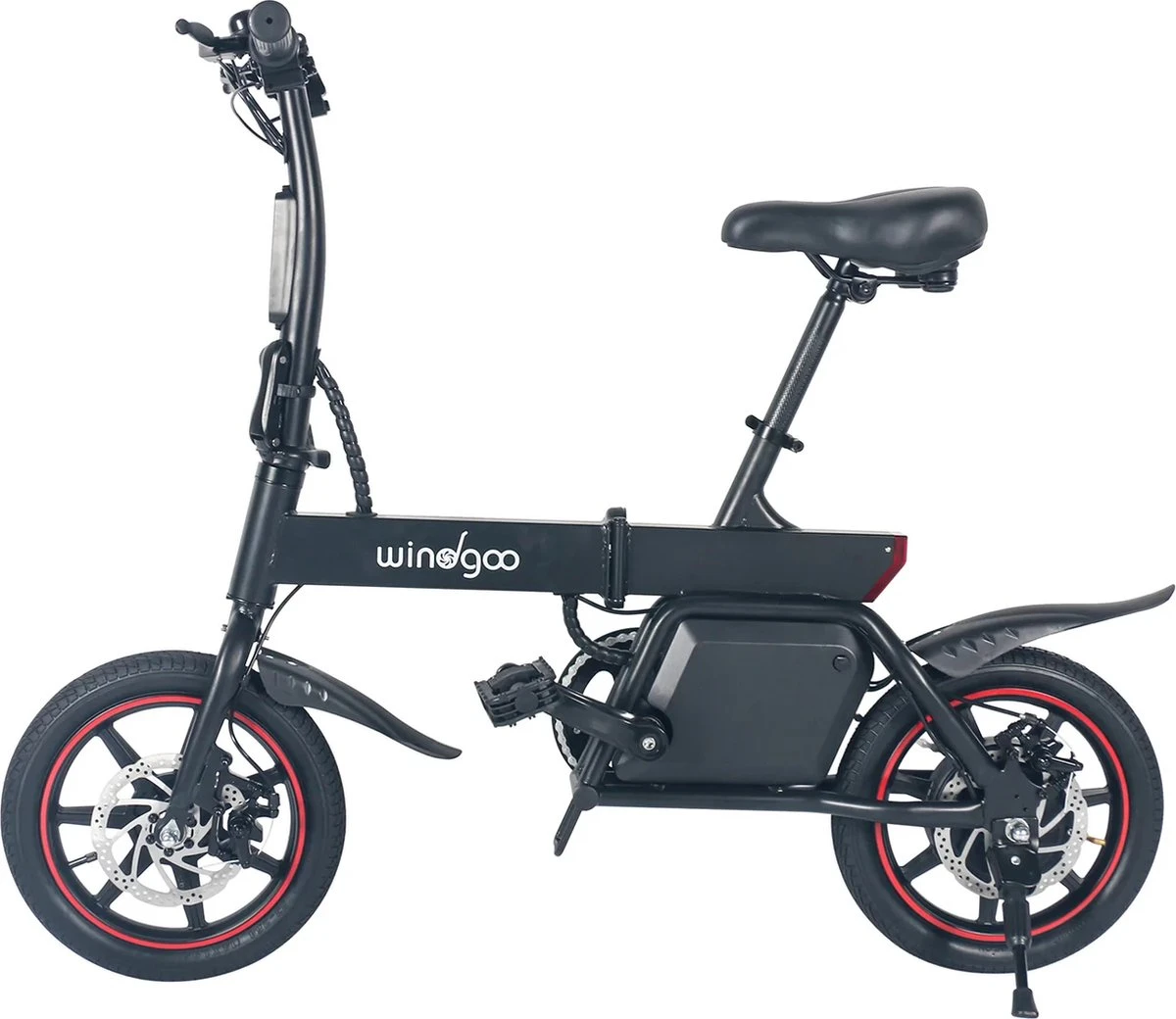 Windgoo B20 Elektrich Fiets E Bike Vouwfiets - Gashendel Versie - Afbeelding 2