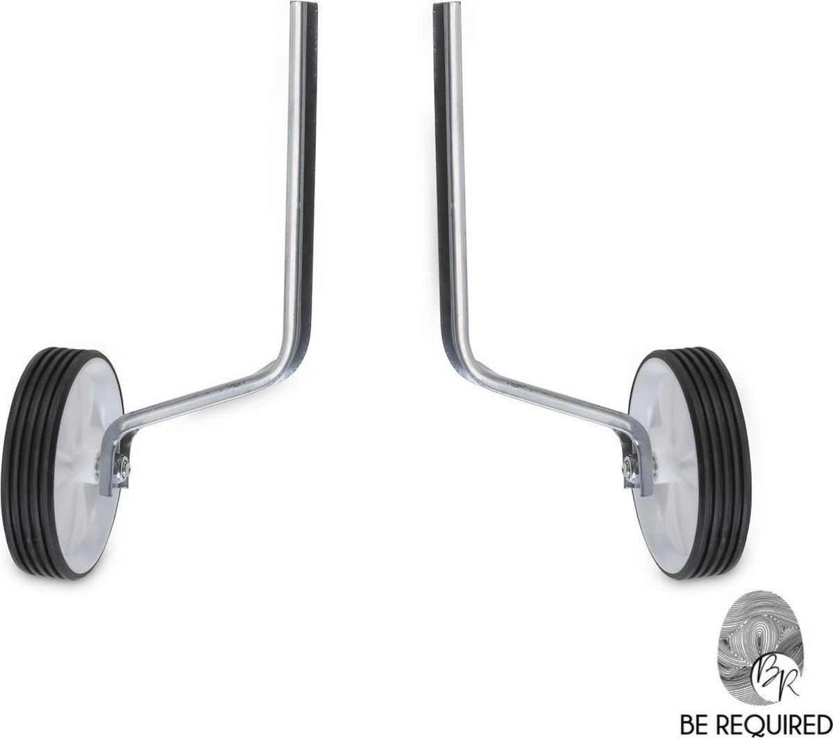 Be Required Stevige Zijwieltjes - 12 T/m 20 Inch - Zijwieltjes Voor Kinderfiets - Kinderfietsaccessoires - Wit - Afbeelding 4