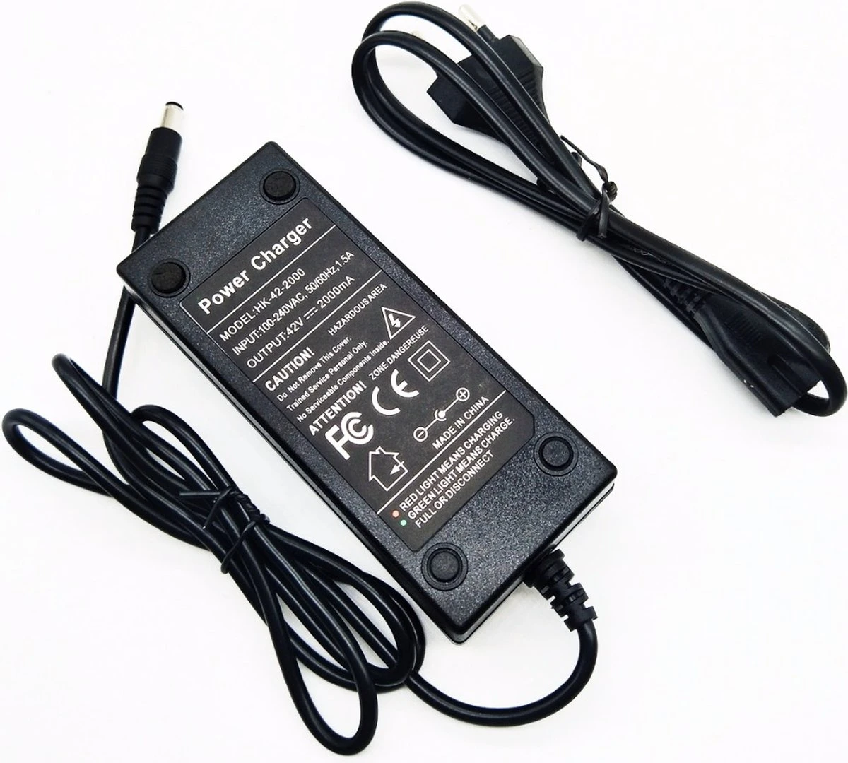 E-Step Windgoo/Guardo M11-M12 / E-Scooter Windgoo/Moovway B3 Oplader DC2.1 42V 2A