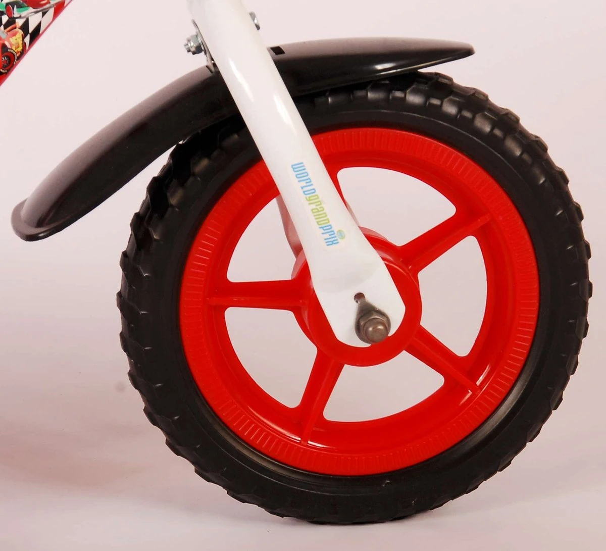 Disney Cars Kinderfiets - Jongens - 10 Inch - Rood - Doortrapper - Afbeelding 12