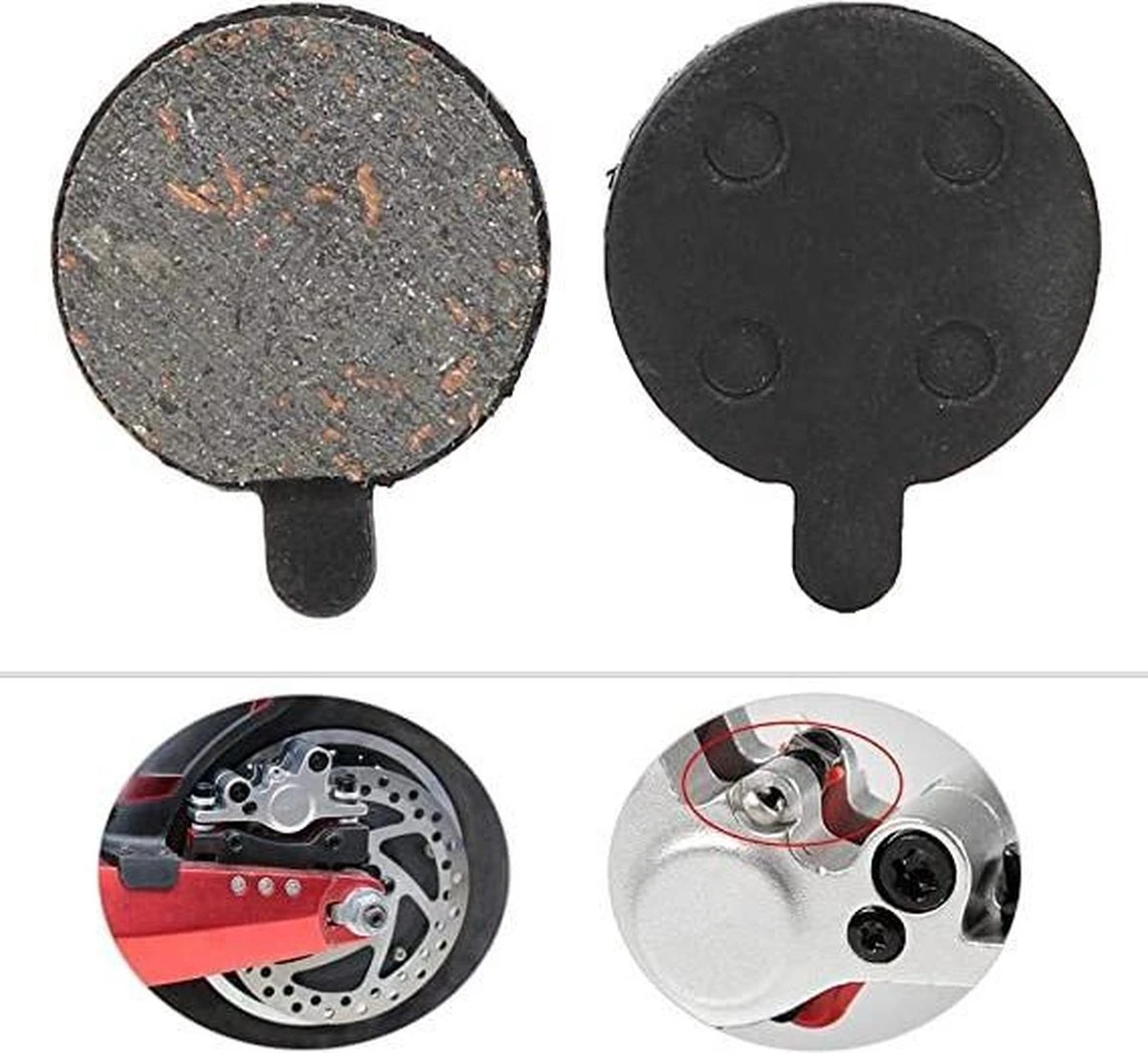 TECHPUNT Remblokjes Voor M365 Elektrische Step Pro En M365 Pro 2 - E-Scooter - Afbeelding 2