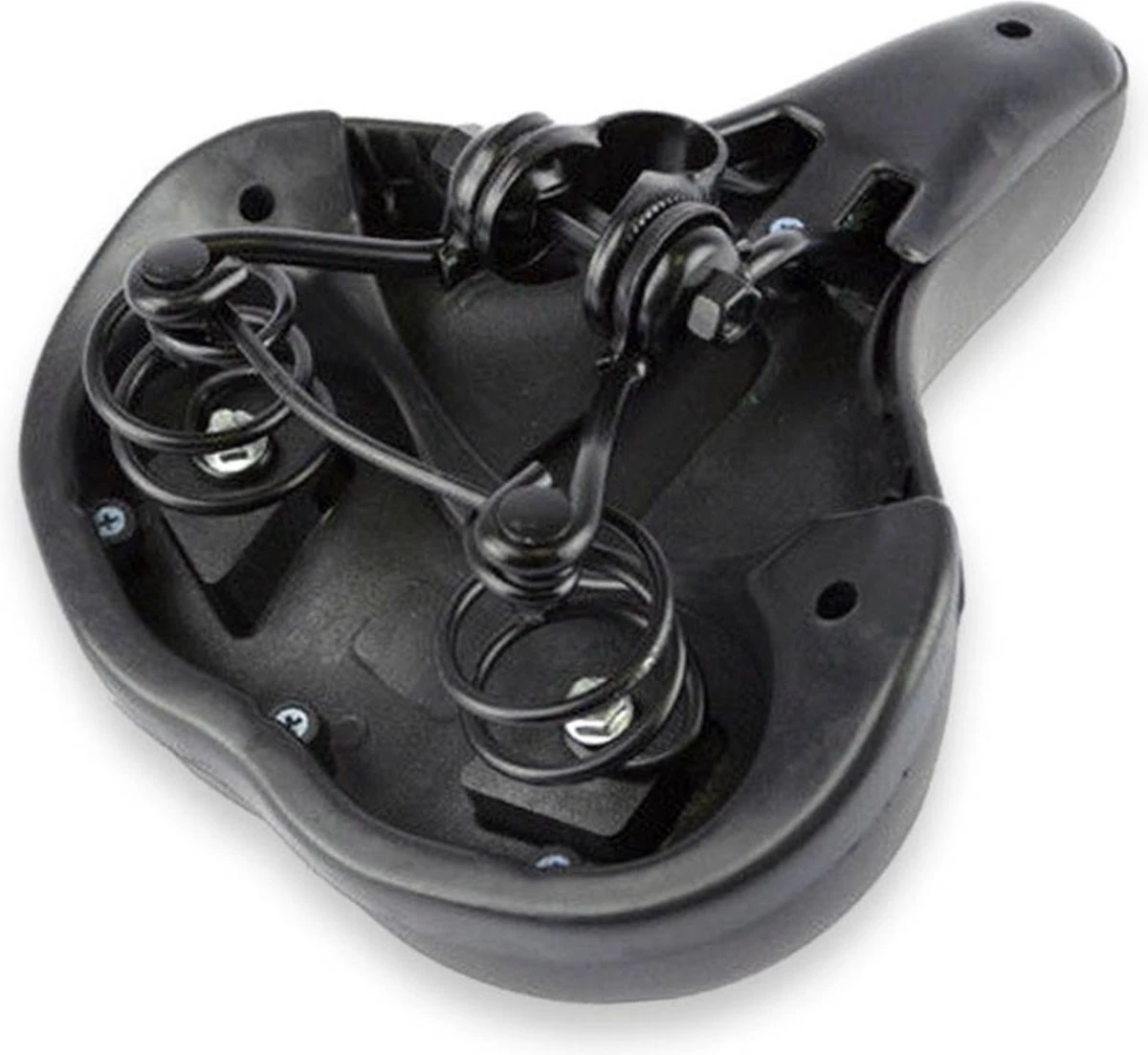 Benson Universeel Gel Fietszadel Voor Dames En Heren - 23x18x6 Cm - Zwart | Comfortabel Unisex Zadel Past Op Elke Fiets - Afbeelding 9