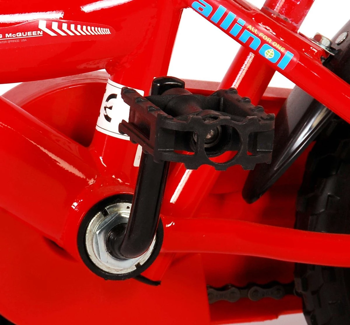 Disney Cars Kinderfiets - Jongens - 10 Inch - Rood - Doortrapper - Afbeelding 6