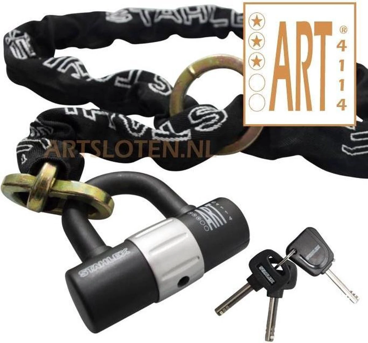 Stahlex Kettingslot 302 Art*** 10 X 1400 Mm Zwart - Afbeelding 8