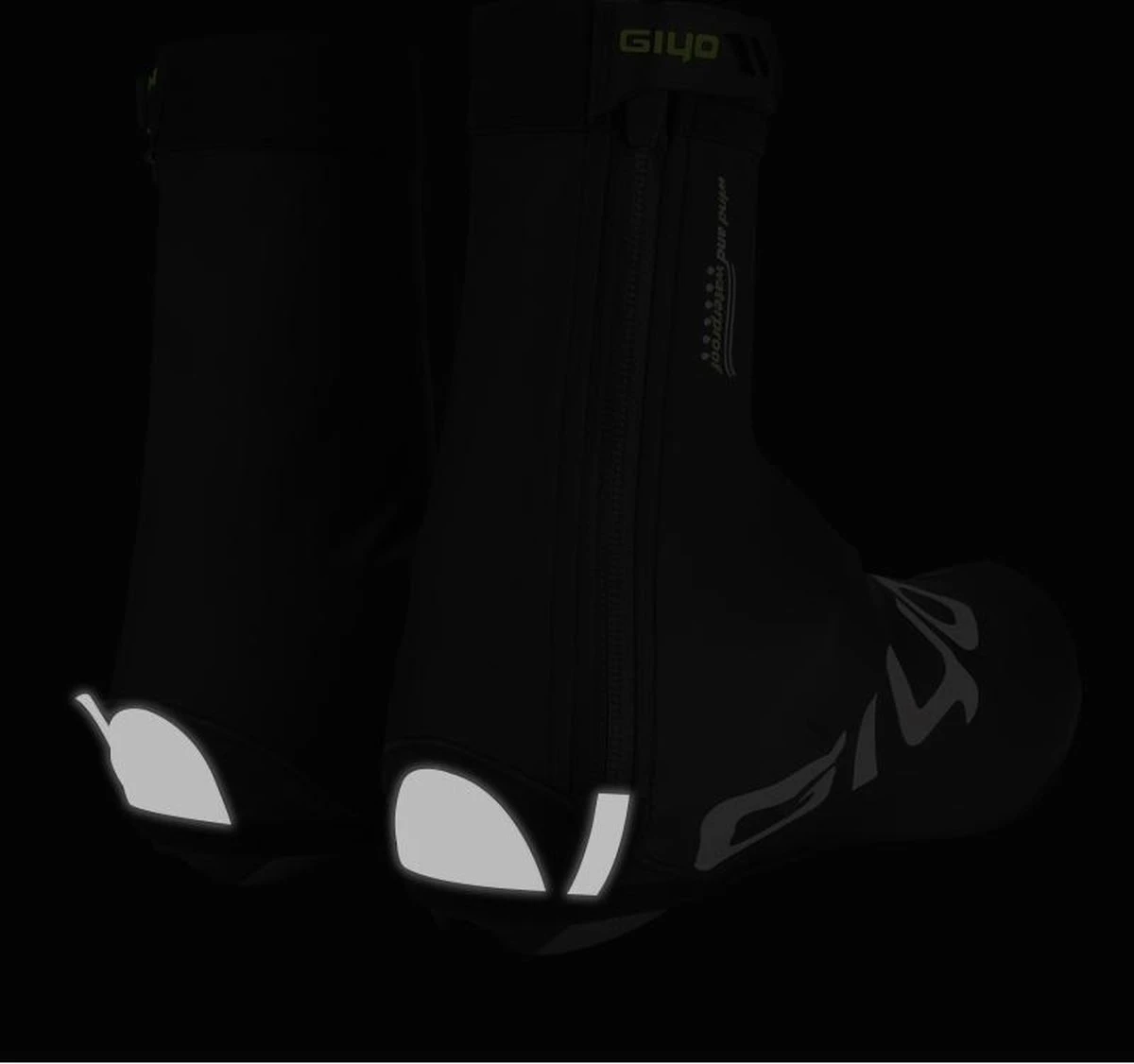Giyo Overschoenen - Maat 41-43 (L) - 1 Paar - Mountainbike - Wielrennen - Zwart - Wind En Waterdicht - Waterproof - Regen - Vorst - Afbeelding 10