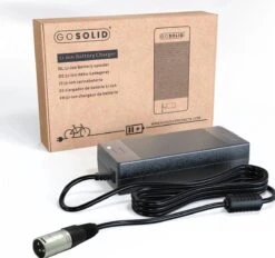 GO SOLID! ® Cortina Ecomo Oplader - 24V 2A - XLR 3-polig