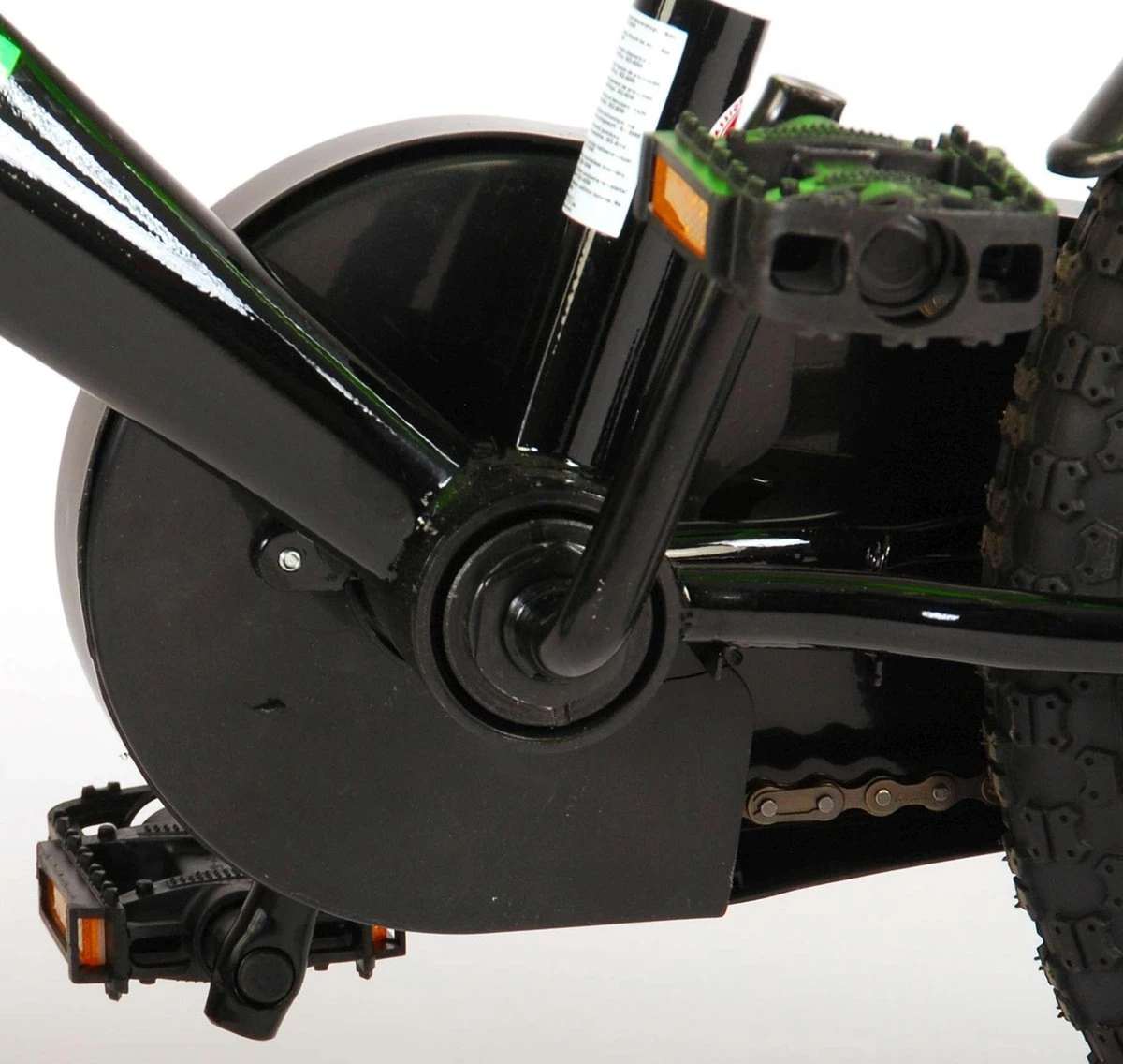 Volare Sportivo Kinderfiets - Jongens - 16 Inch - Neon Groen Zwart - 95% Afgemonteerd - Afbeelding 11