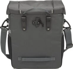 New Looxs Vigo Single Enkele Fietstas - Afneembaar - 18,5 Liter - Grijs