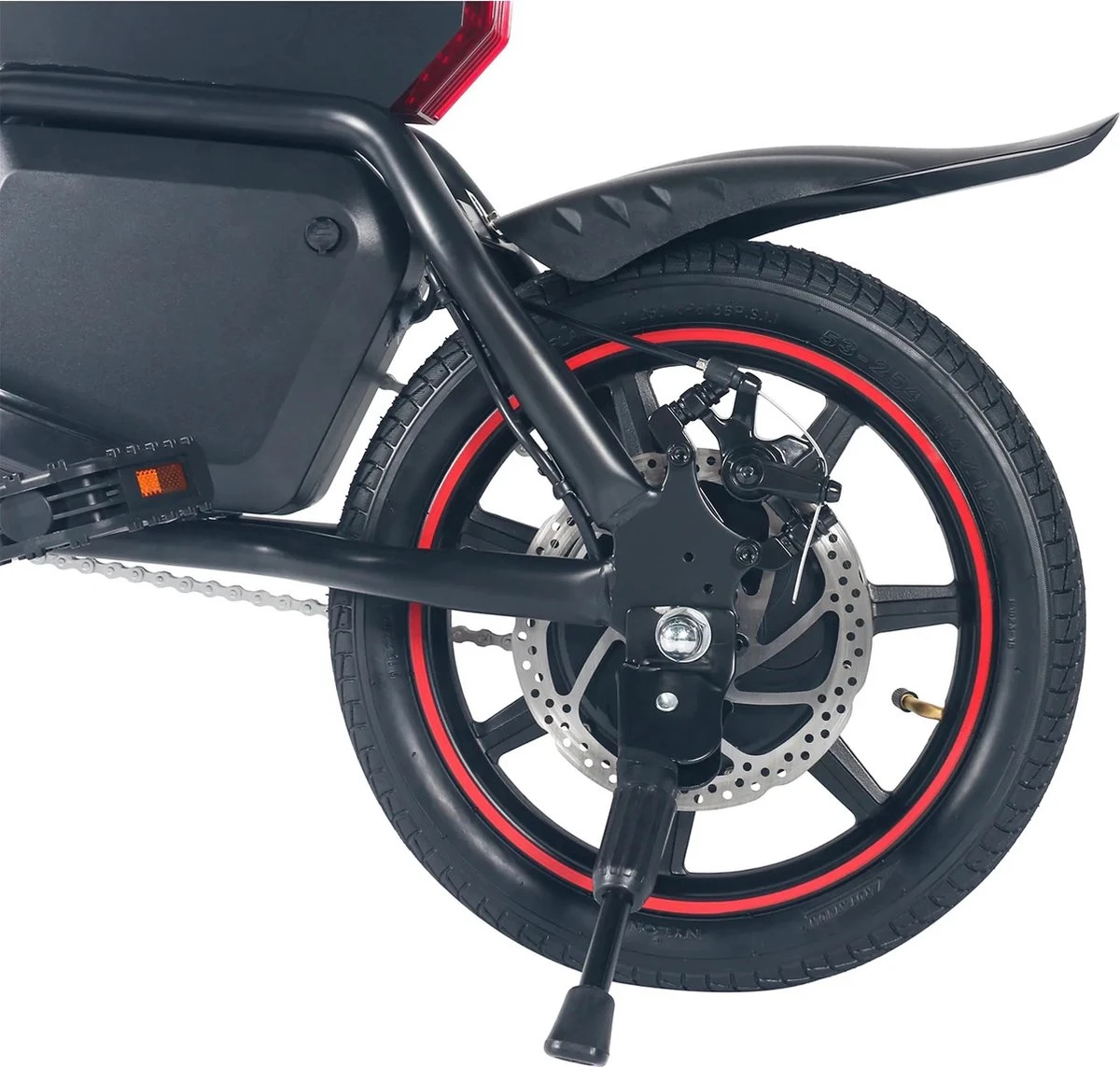 Windgoo B3 Elektrische Fiets Step Met Trapondersteuning - Zwart - 25 Km Per Uur - 350W - Geen Trappers - Afbeelding 10